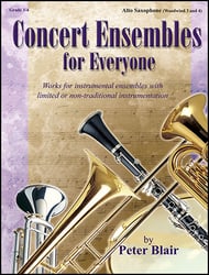 Concert Ensembles for Everyone Alto Sax band method book cover